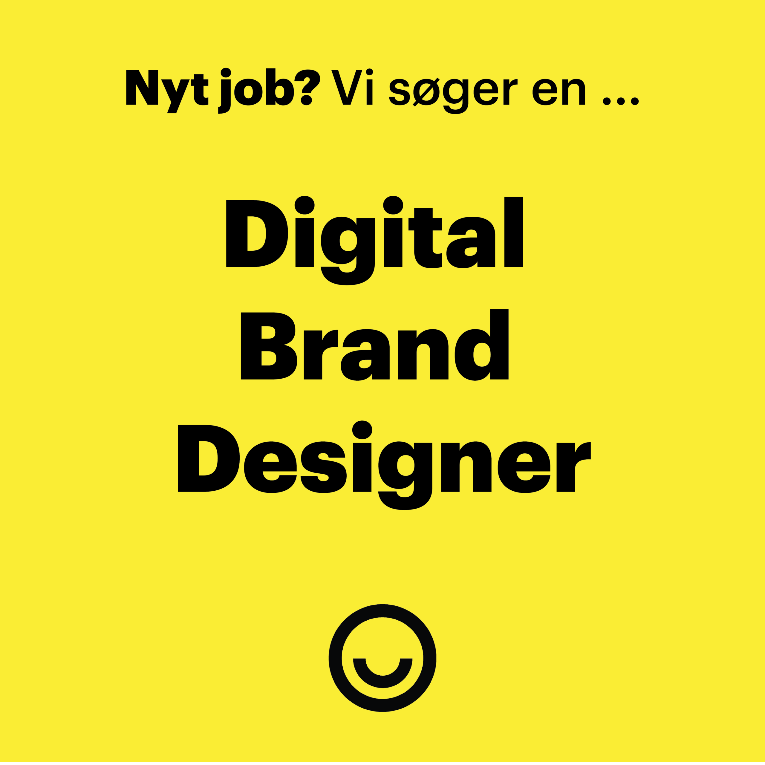 Happy søger en Digital Brand Designer.
